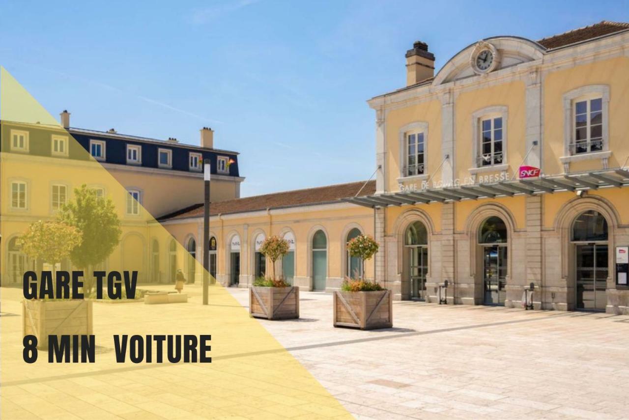 Legend- Parking Prive Gratuit- Terrasse Privee- Wifi - Convert - Alimentec Bourg-en-Bresse Buitenkant foto
